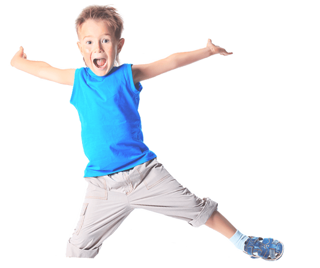 Jumping kid
